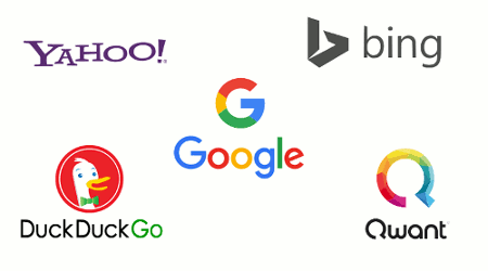 differents moteurs de recherche
