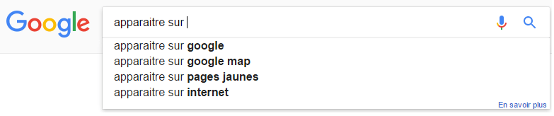 utiliser autocompletion google pour choix des mots-clés