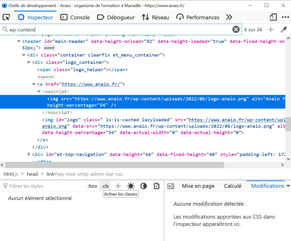 recherche trace cms wp code source recherche wp-content code source